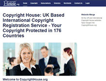 Tablet Screenshot of copyrighthouse.org